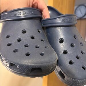 Blue Crocs